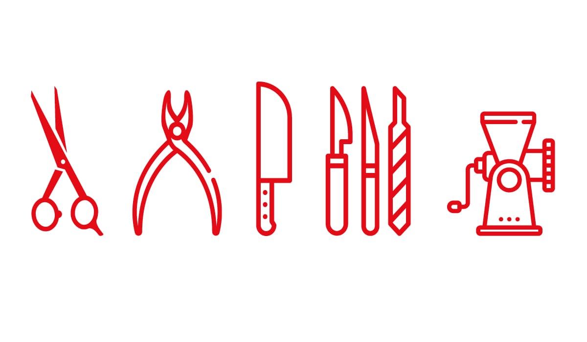 Заточування манікюрного, перукарського та побутового інструменту